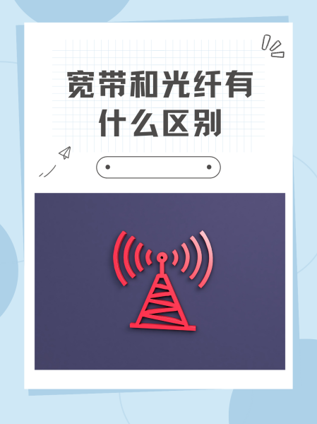 光纤上网和宽带的区别 光纤上网与宽带上网有何不同 